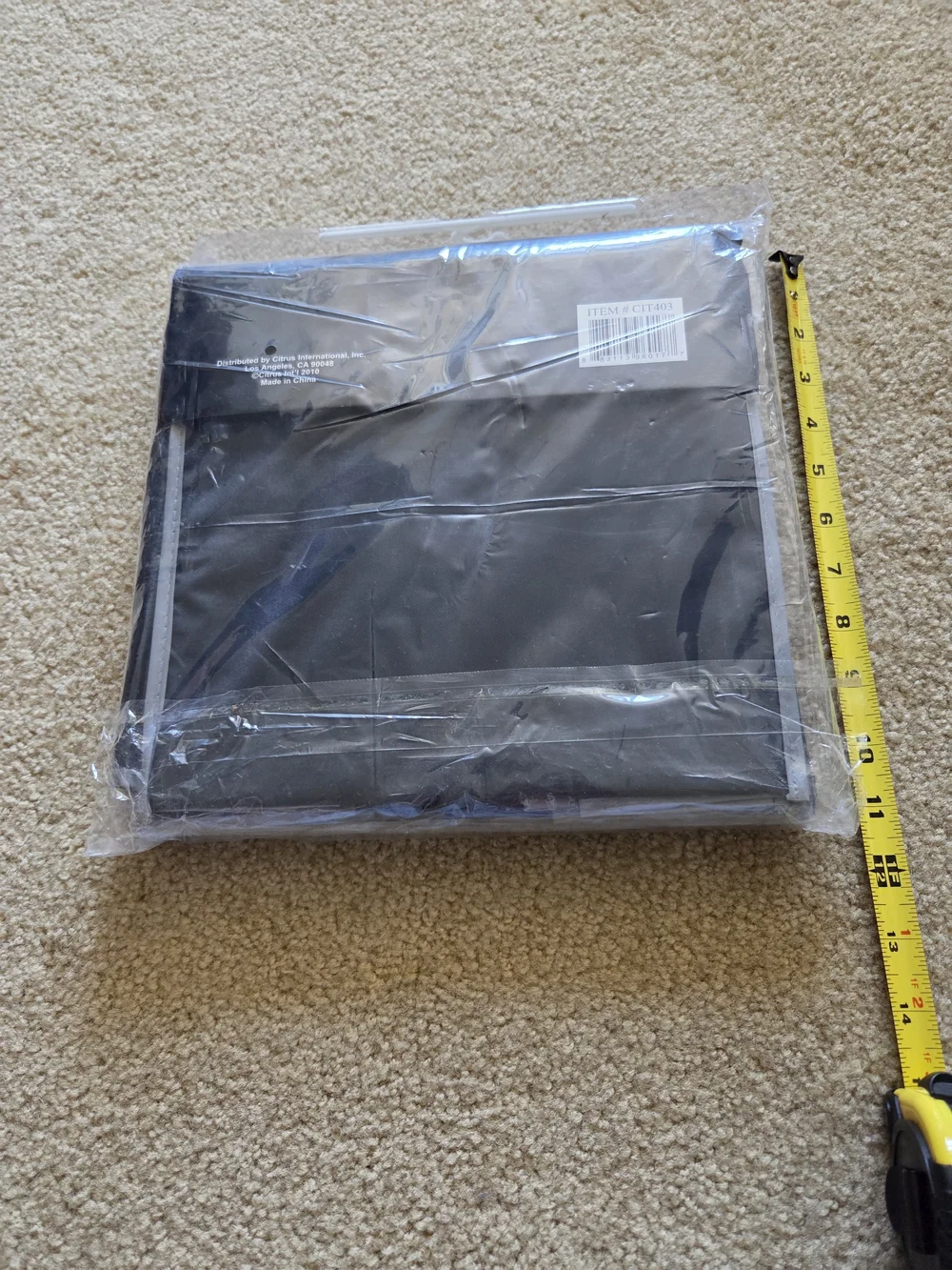 Citrus Hanging Closet Organizer Dark Navy & Grey Nylon Solid 1-Pack CIT403 NEW